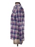 J.Crew Plaid Purple Long Sleeve Button-Down Shirt Size 00 - photo 5