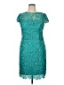 Patra 100% Polyester Teal Cocktail Dress Size 14 - photo 1