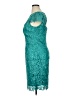 Patra 100% Polyester Teal Cocktail Dress Size 14 - photo 5
