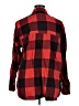 Old Navy 100% Cotton Plaid Red Long Sleeve Button-Down Shirt Size XL - photo 2