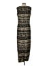 Halmode 100% Polyester Animal Print Black Casual Dress Size 12 - photo 2