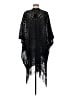 Nine West 100% Acrylic Black Poncho One size - photo 2