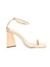 Schutz Gold Ivory Sandals Size 9 1/2 - photo 1