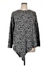 Joseph Ribkoff Animal Print Gray Poncho Size 14 - photo 1