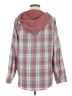 Hem & Thread Plaid Pink Long Sleeve Blouse Size M - photo 2