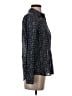 J.Crew Print Black Long Sleeve Button-Down Shirt Size 2 - photo 4