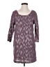 Ecote Chevron-herringbone Purple Casual Dress Size S - photo 1
