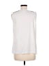 Calvin Klein 100% Polyester Silver Sleeveless Blouse Size M - photo 2