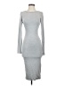 Leith Solid Gray Casual Dress Size XS - photo 1