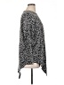 Joseph Ribkoff Animal Print Gray Poncho Size 14 - photo 4