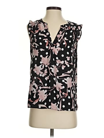 Rose + Olive Sleeveless Blouse (view 1)