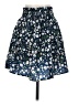 Unbranded Floral Blue Casual Skirt Size XS - photo 2