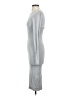 Leith Solid Gray Casual Dress Size XS - photo 5