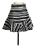 Three Floor Chevron-herringbone Silver Casual Skirt Size 4 - photo 1