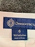 Democracy Metallic Ivory Jeans Size 6 - photo 4