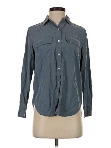 Everlane Long Sleeve Silk Top (view 1)