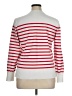 Marled by Reunited Stripes White Pullover Sweater Size XL - photo 2