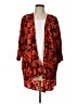 Lularoe 100% Polyester Orange Kimono Size L - photo 1