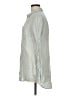 Gap 100% Linen Stripes Gray Long Sleeve Button-Down Shirt Size M (tall) - photo 5
