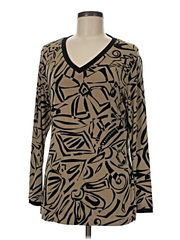 Additions by Chico's Long Sleeve T-Shirt (view 1)