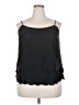 Elle 100% Polyester Black Sleeveless Top Size XXL - photo 1