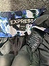 Express 100% Polyester Floral Blue Formal Skirt Size 8 - photo 4