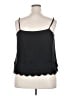 Elle 100% Polyester Black Sleeveless Top Size XXL - photo 2