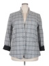 Ann Taylor LOFT Outlet Plaid Gray Blazer Size 18 - photo 1