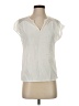 Shein 100% Polyester Ivory Short Sleeve Blouse Size 2 - photo 1