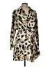 MNG 100% Polyester Animal Print Tan Casual Dress Size L - photo 1