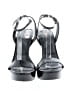 Aldo 100% Leather Black Sandals Size 10 - photo 2