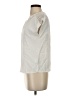Shein 100% Polyester Ivory Short Sleeve Blouse Size 2 - photo 5