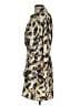 MNG 100% Polyester Animal Print Tan Casual Dress Size L - photo 5