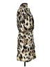 MNG 100% Polyester Animal Print Tan Casual Dress Size L - photo 4