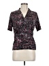 Liz Claiborne Black Short Sleeve Blouse Size M (petite) - photo 1