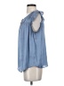 Banana Republic 100% Polyester Blue Sleeveless Blouse Size S - photo 5
