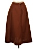Givenchy Sport 100% Polyester Solid Brown Formal Skirt Size 8 - photo 1