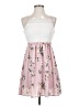 Xhilaration 100% Polyester Floral Pink Cocktail Dress Size XS - photo 1