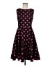 Grace Karin Polka Dots Black Cocktail Dress Size M - photo 1
