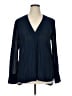 Vince. 100% Rayon Blue Long Sleeve Blouse Size XL - photo 1