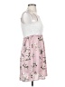 Xhilaration 100% Polyester Floral Pink Cocktail Dress Size XS - photo 4