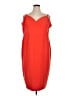 Sergio Hudson x Target Solid Orange Cocktail Dress Size 1X - photo 1