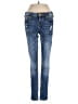 True Religion 100% Cotton Hearts Blue Jeans Size 25 waist - photo 1