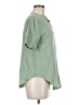 Unbranded 100% Polyester Green Short Sleeve Blouse Size M - photo 4