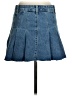 MNG 100% Cotton Blue Denim Skirt Size S - photo 2