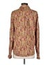 Pilcro 100% Viscose Floral Brown Long Sleeve Blouse Size S - photo 2