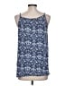 Max Jeans Blue Sleeveless Blouse Size L - photo 2