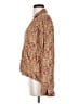 Pilcro 100% Viscose Floral Brown Long Sleeve Blouse Size S - photo 5