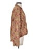 Pilcro 100% Viscose Floral Brown Long Sleeve Blouse Size S - photo 4