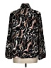 The Limited Animal Print Black Long Sleeve Blouse Size L (petite) - photo 2